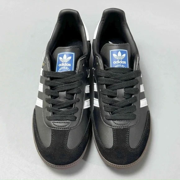 NWT SAMBA OG comfortable casual wear-resistant low shoes unisex sneakers black - Picture 3 of 4